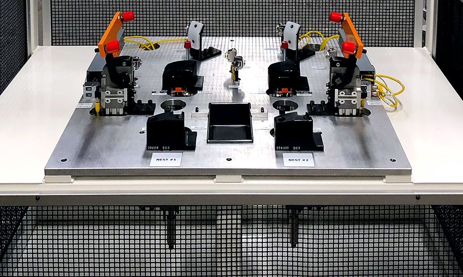 Fixed Dedicated Automated Assembly Systems Clip Machine Photo